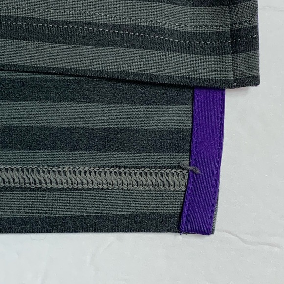 Ralph Lauren RLX Mens XXL Grey Black Striped Wicking Performance Golf Polo Shirt - Picture 10 of 11